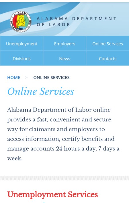 alabama unemployment app