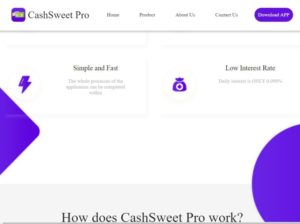 Sweet cash Loan app details & Customer care number