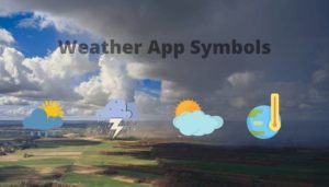 apple weather app symbol meaning