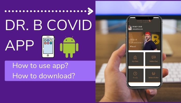 dr b covid app how to use download