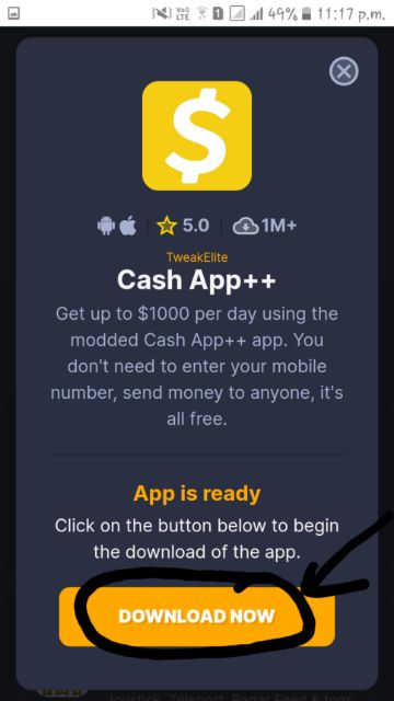 tweakelite cash app download