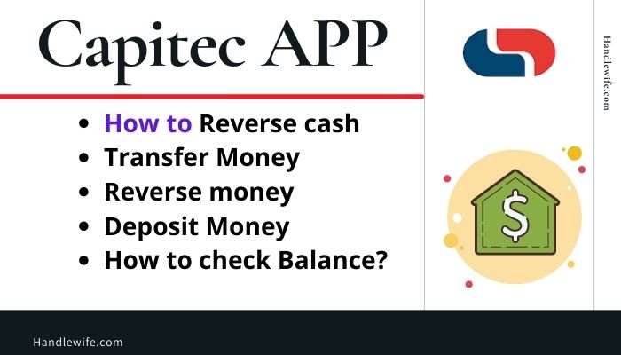 How to reverse cash send on the Capitec app