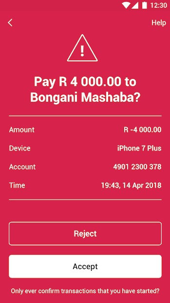 absa app payment of proof