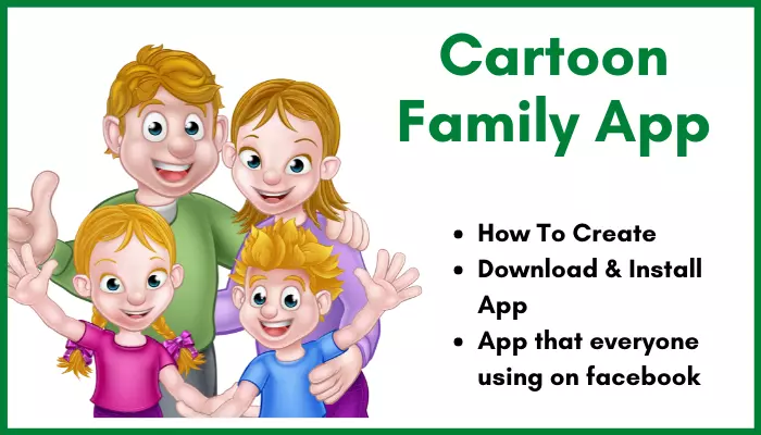 How to create a Cartoon family portrait, faceless