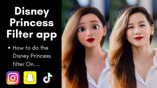Disney princess face filter app for instagram snapchat tiktok