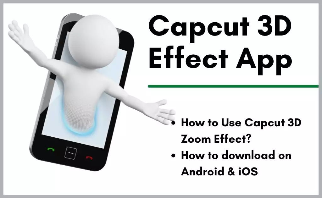 How to Use Capcut 3D Zoom Effect