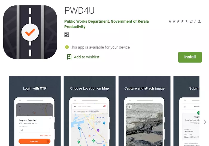 PWD4u App Download Link | How to use PWD for you Kerala app?