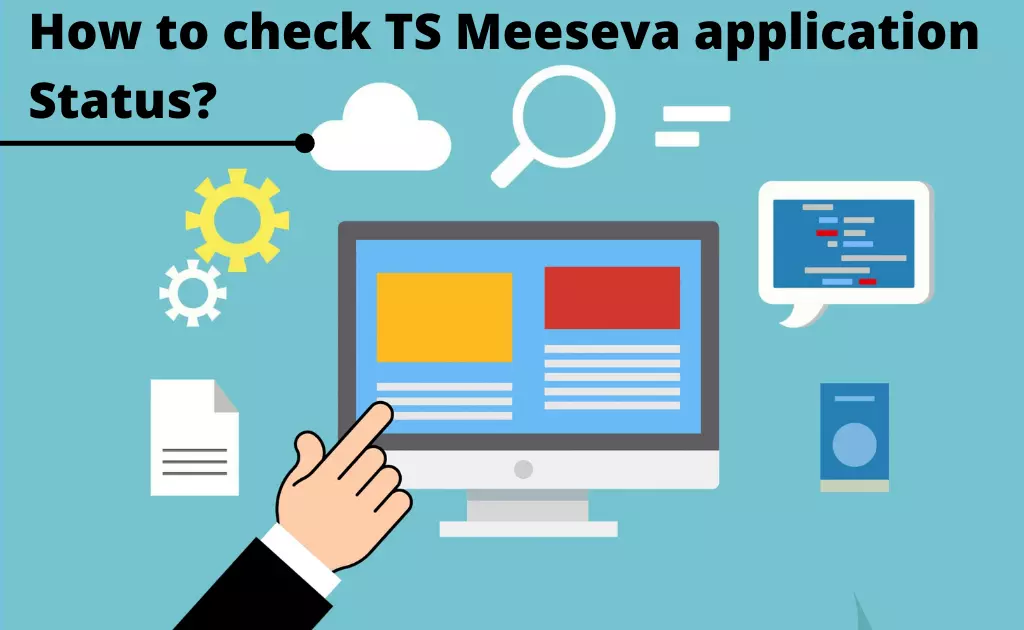 How to check TS Meeseva application status with transaction id
