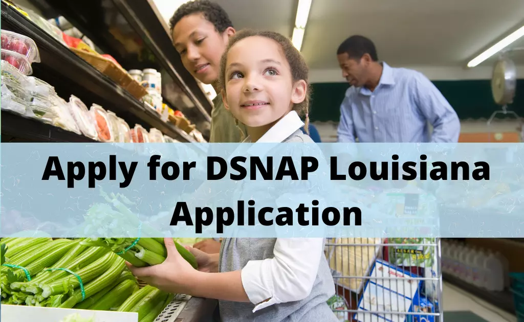 How to Pre-Register for DSNAP Louisiana application