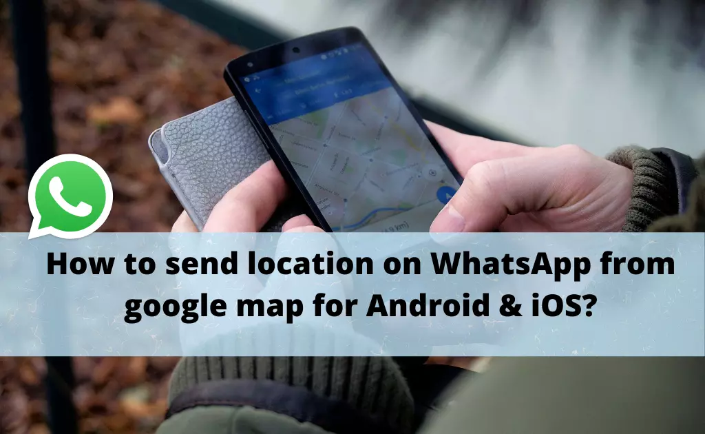 How to send location on WhatsApp from google map