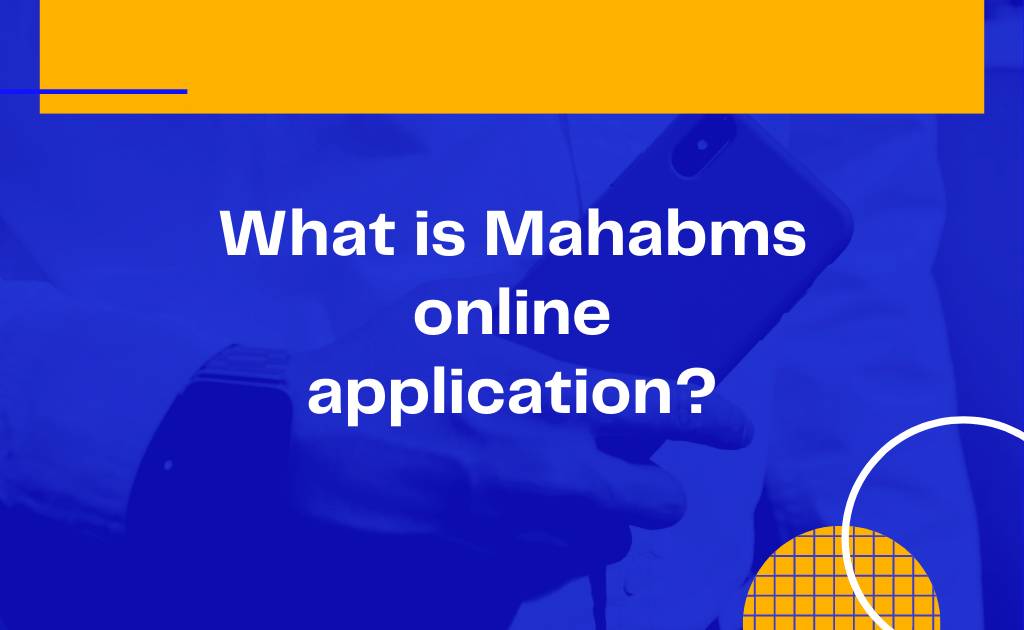 What is Mahabms online application