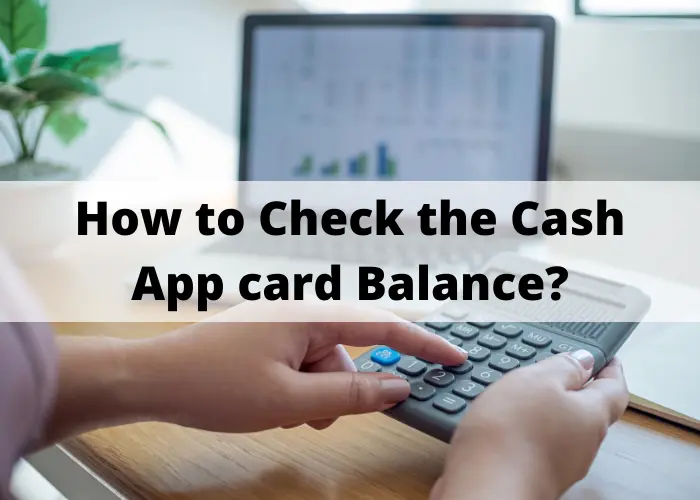 How to check cash app card balance