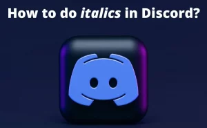 How to use italics in Discord Chat? (Complete Guide 2022)