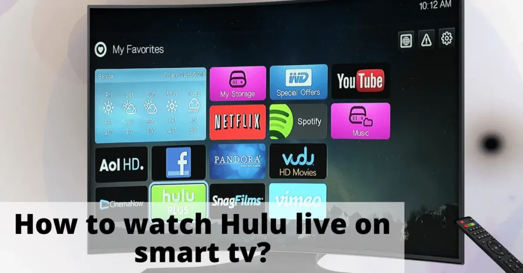  Hulu live on smart tv