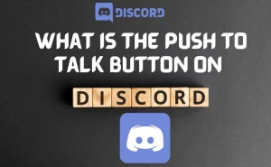What is the push to talk button on discord