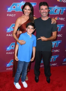 Simon Cowell Attends AGT Finale with Son and Fiancee Lauren