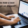 hide message on discord