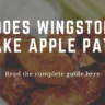 Wingstop take apple pay