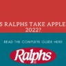 Ralphs take Apple Pay