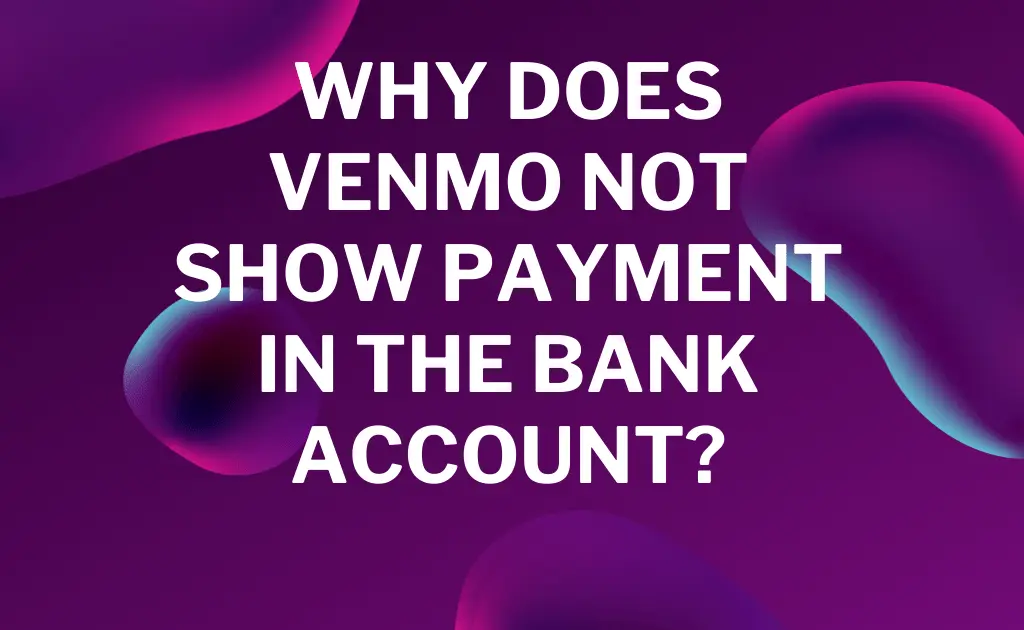 Venmo payment bank account