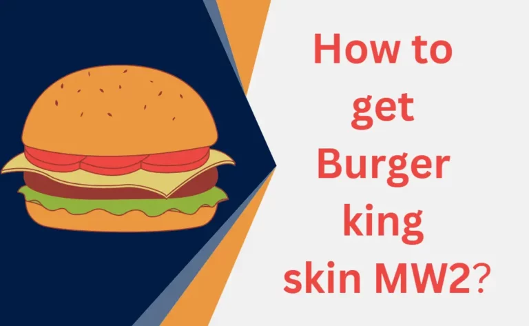 How to get burger king skin mw2