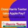 Harris Teeter take Apple pay