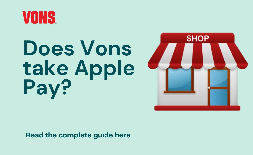 Vons take Apple pay