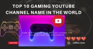Top 10 Gaming YouTube Channel name in the world (2023)