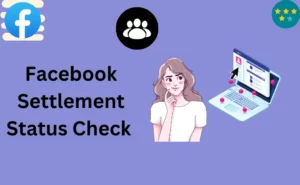 Facebook settlement checks status