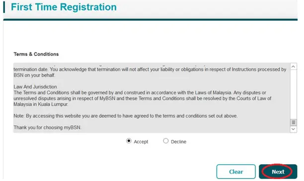 Registration BSN